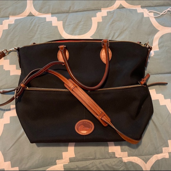 Handbags - Dooney & Bourke nylon large pocket satchel